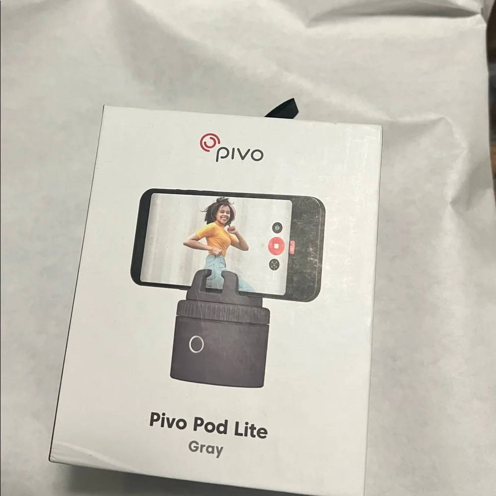 Pivo Pod Lite (Gray) - Mini Auto Tracking Phone Holder ⭐️New/ Open Box ⭐️